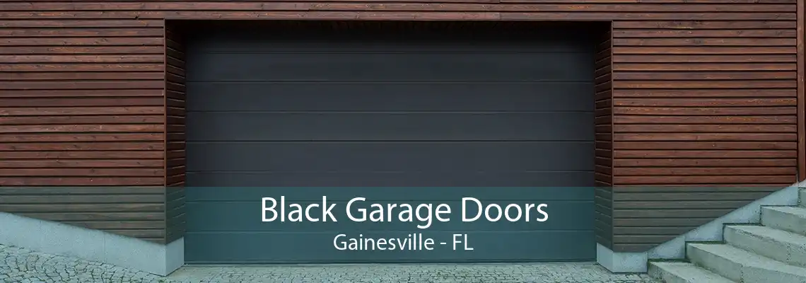 Black Garage Doors Gainesville - FL